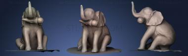 3D model Pink Elephant (STL)